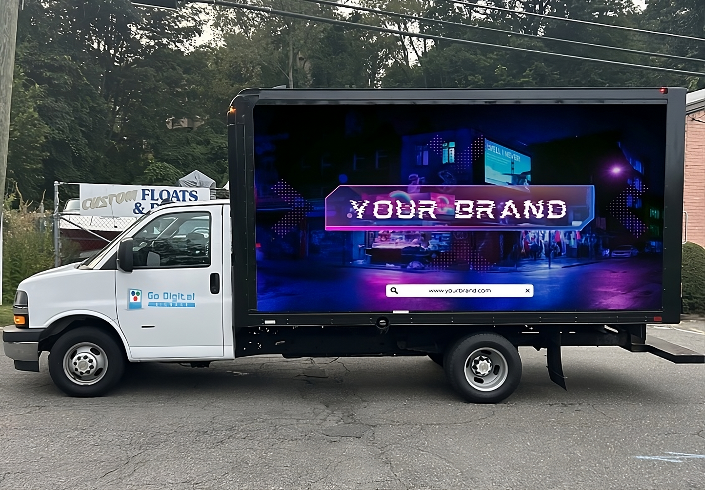 LED Advertising Mobile Billboard Truck