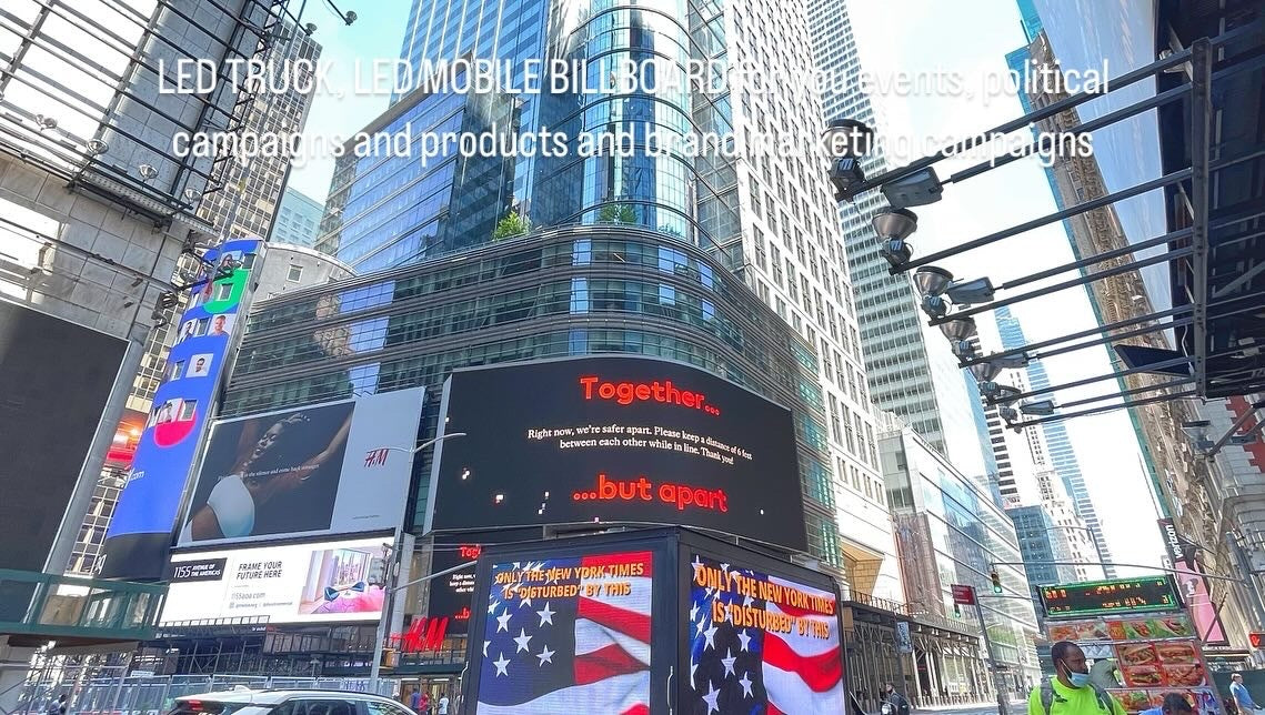 LED Advertising Mobile Billboard Truck