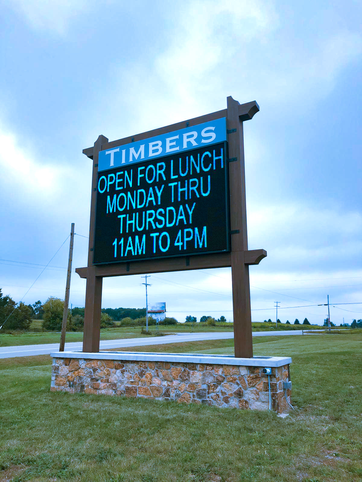 LED Business Sign Box