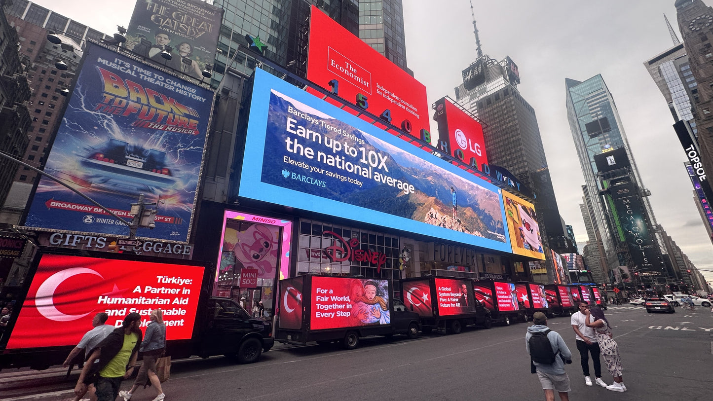 LED Advertising Mobile Billboard Truck