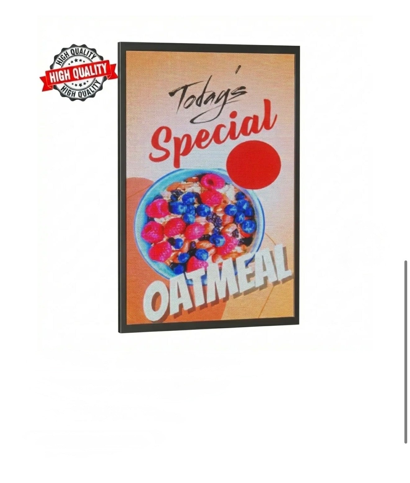 Digital Signage Window Display 4500 Nits 40"X27"– P1.86mm & P2.5mm