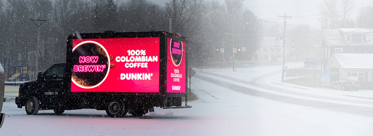 LED Advertising Mobile Billboard Truck