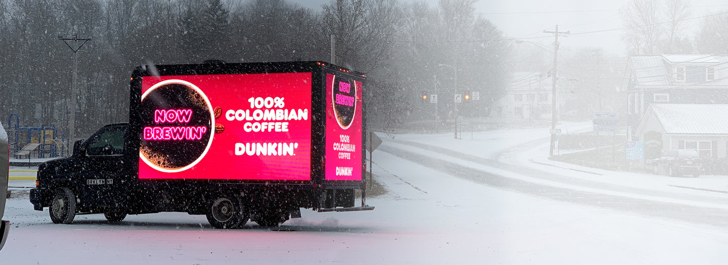 LED Advertising Mobile Billboard Truck