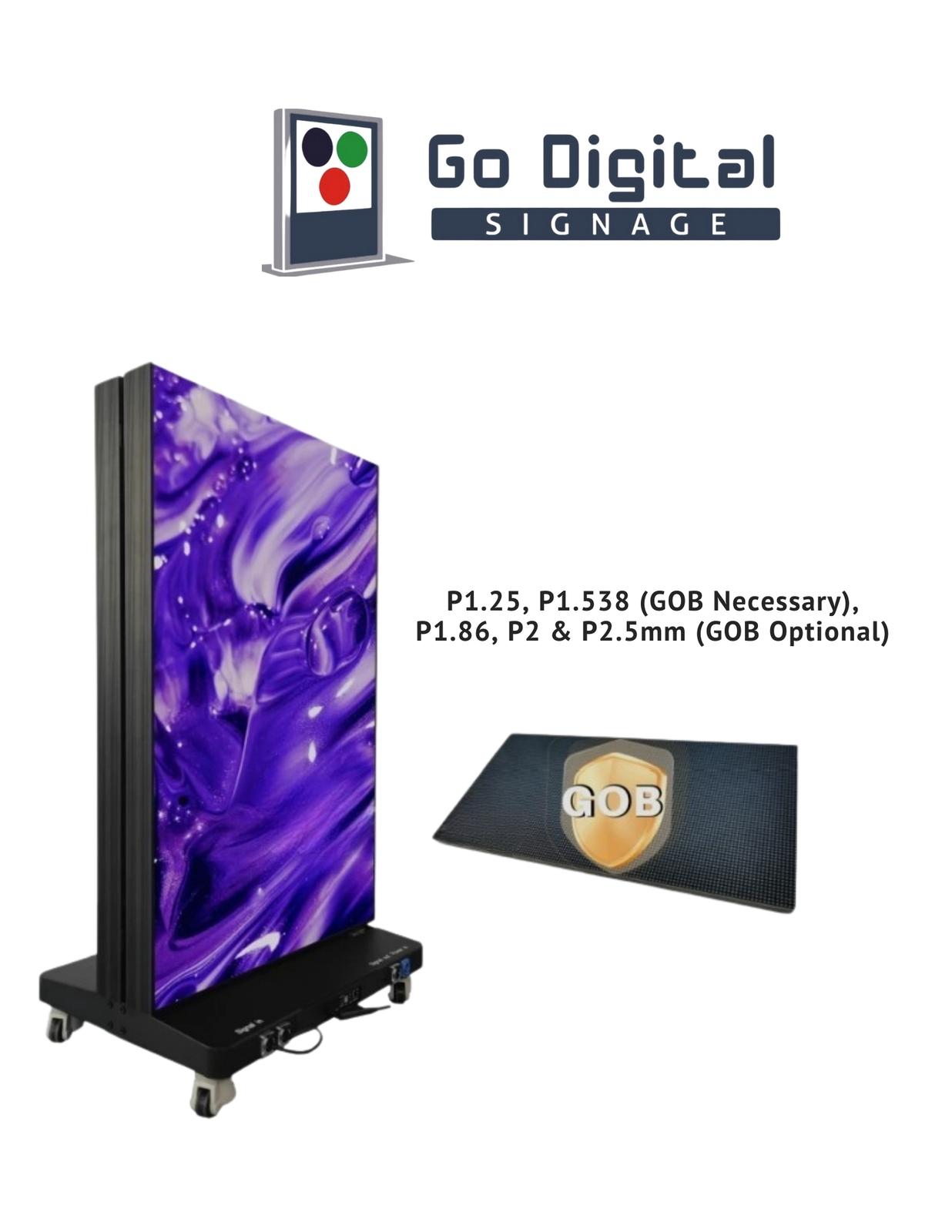 Portable Foldable LED Poster P1.86MM