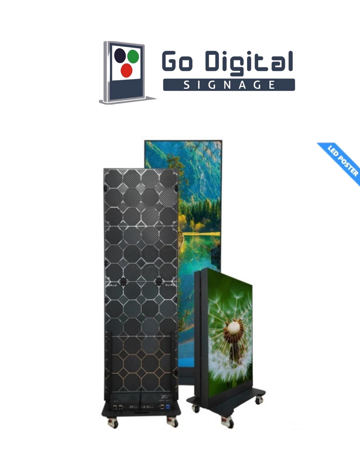 Portable Foldable LED Poster P1.86MM