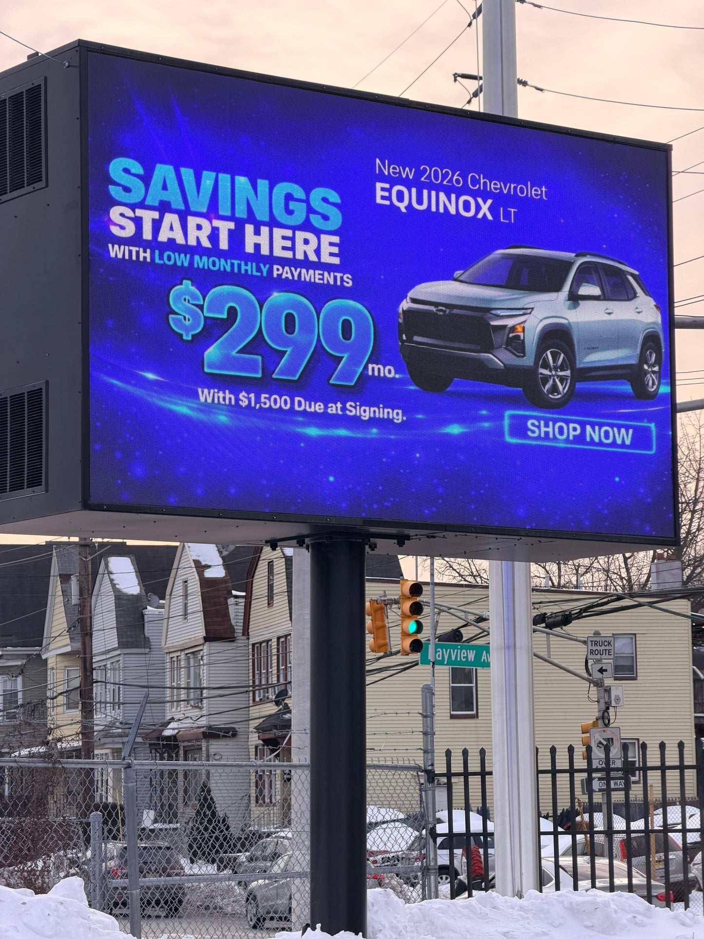 LED Business Sign Box