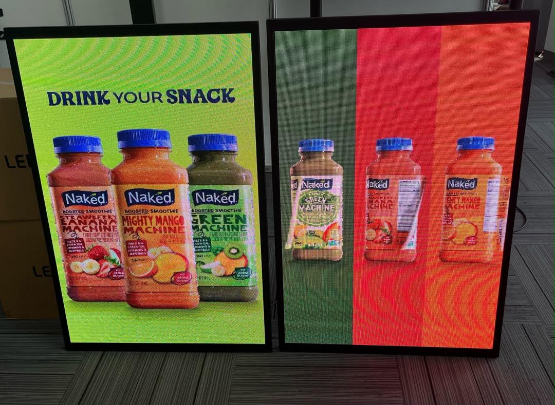 Digital Signage Window Display 4500 Nits 40"X27"– P1.86mm & P2.5mm
