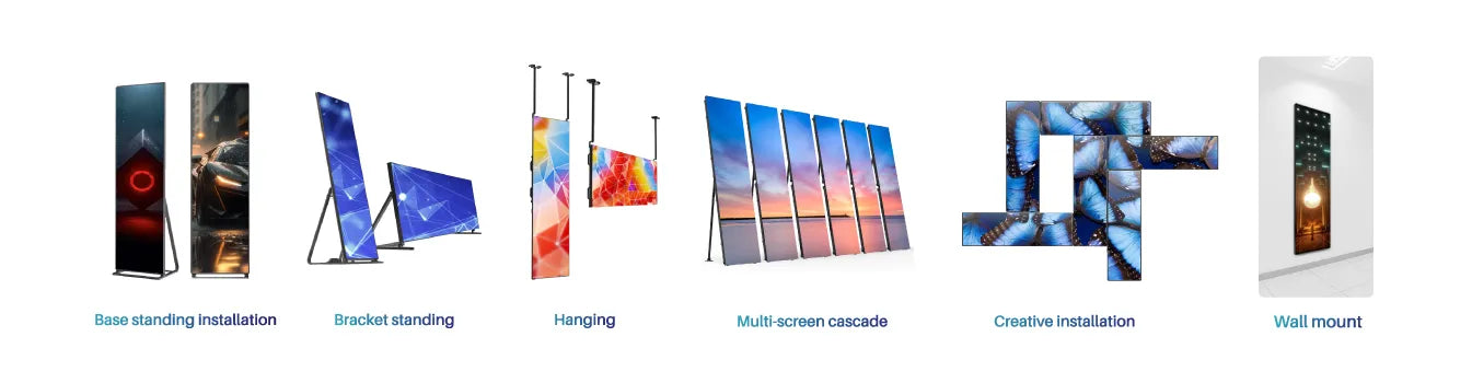 Portable Foldable LED Poster P1.86MM